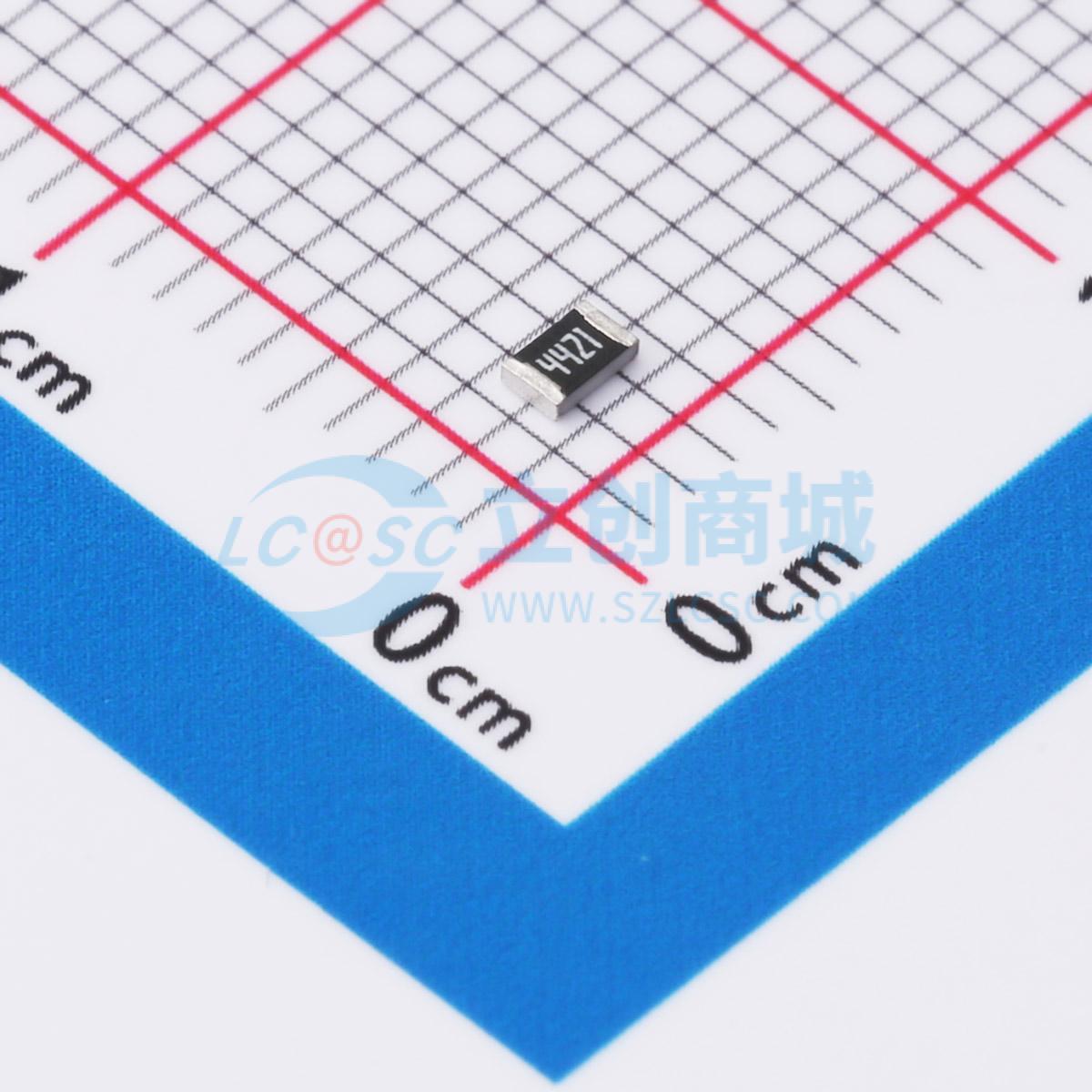 点击查看大图 RT0805BRD074K42L实物图