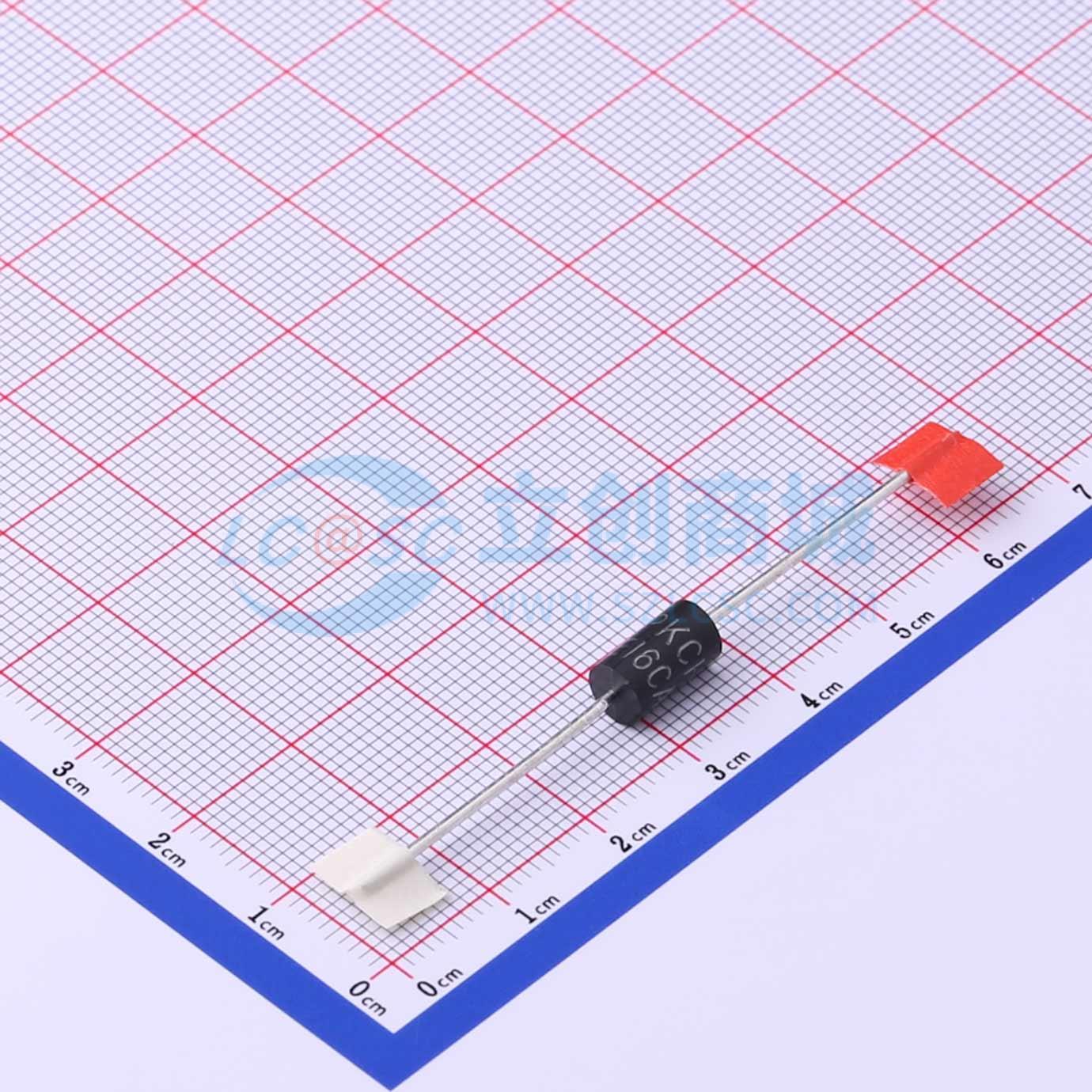 点击查看大图 1.5KE16CA/B实物图