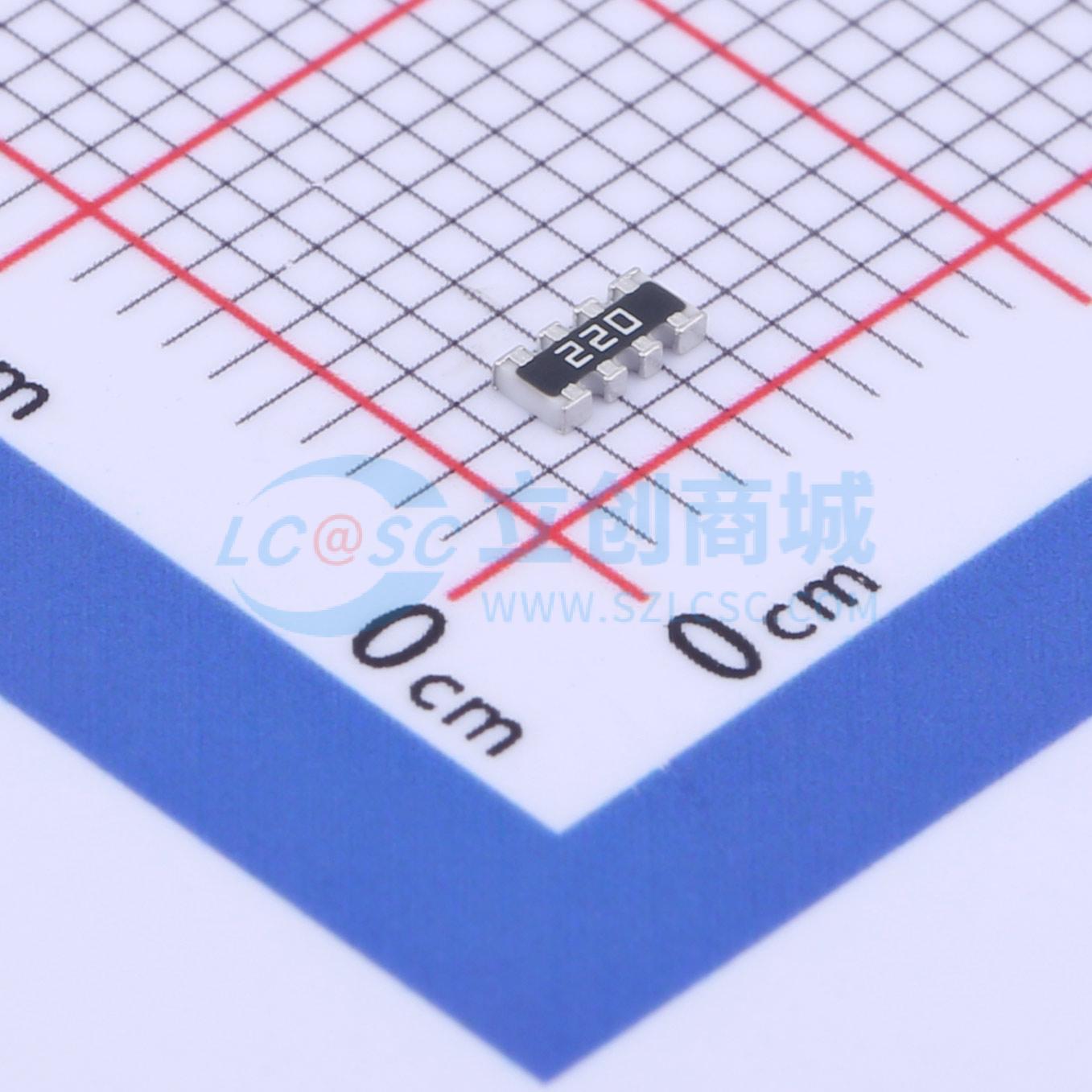 点击查看大图 RCML08W220JT 22R实物图