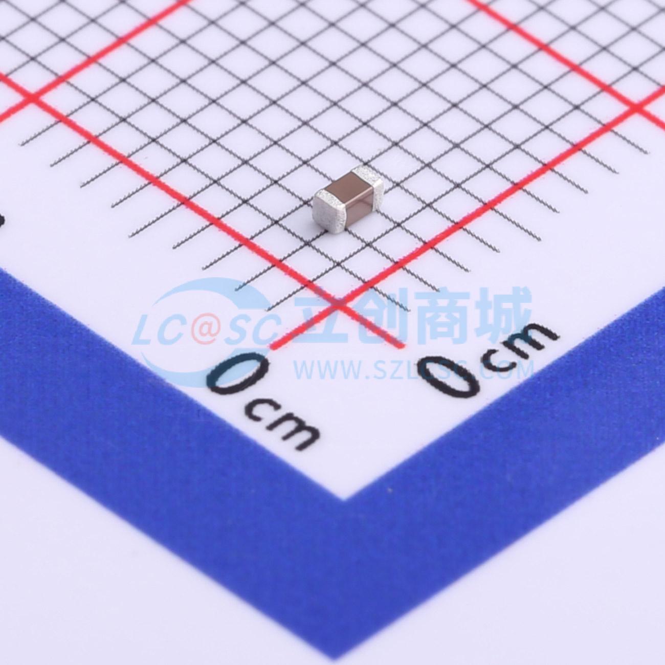 点击查看大图 C1608X6S1H105KT000E实物图