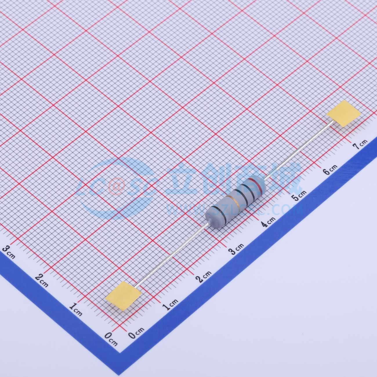 点击查看大图 KNP2W-20Ω±5%T实物图