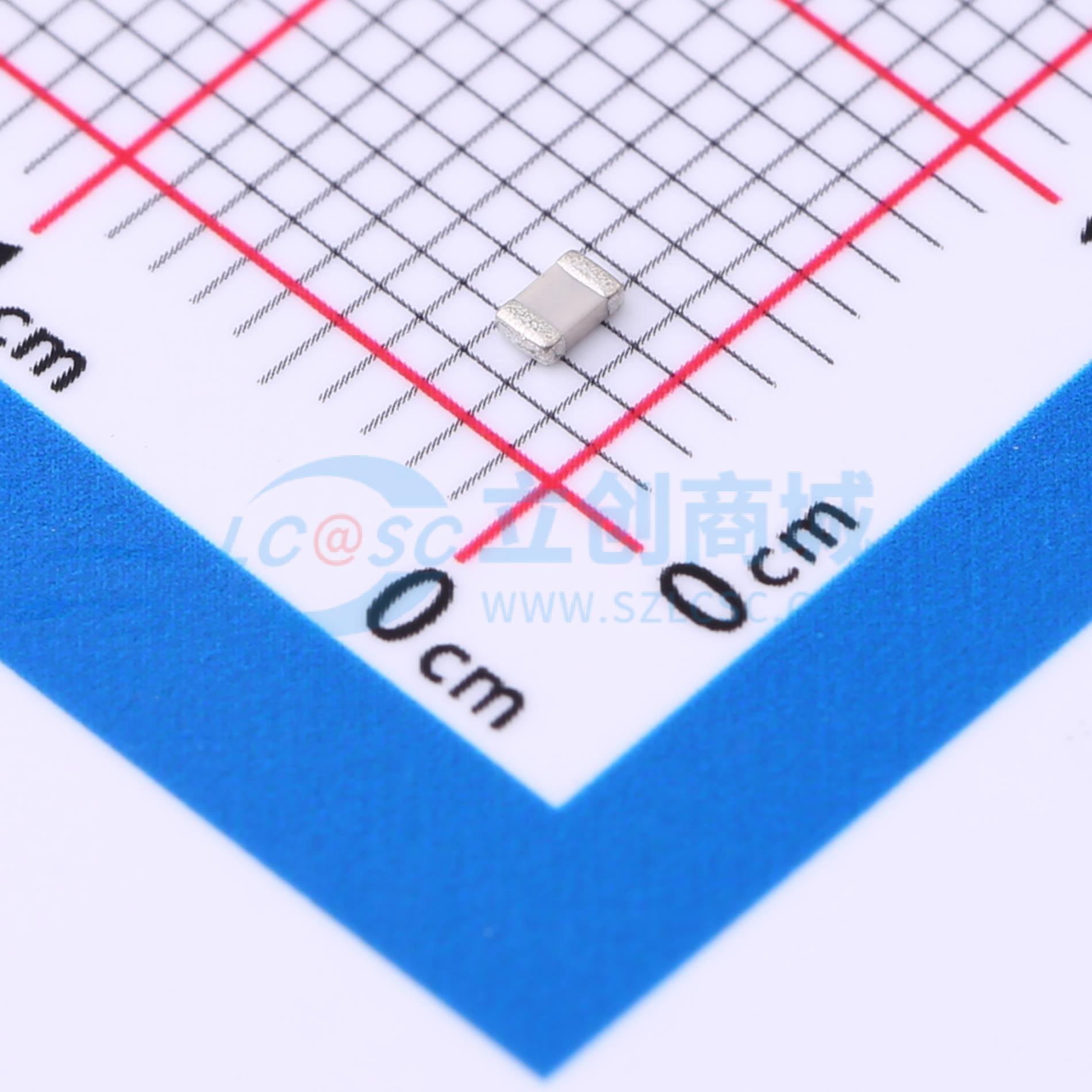 点击查看大图 CC0805KRNPO0BN101实物图