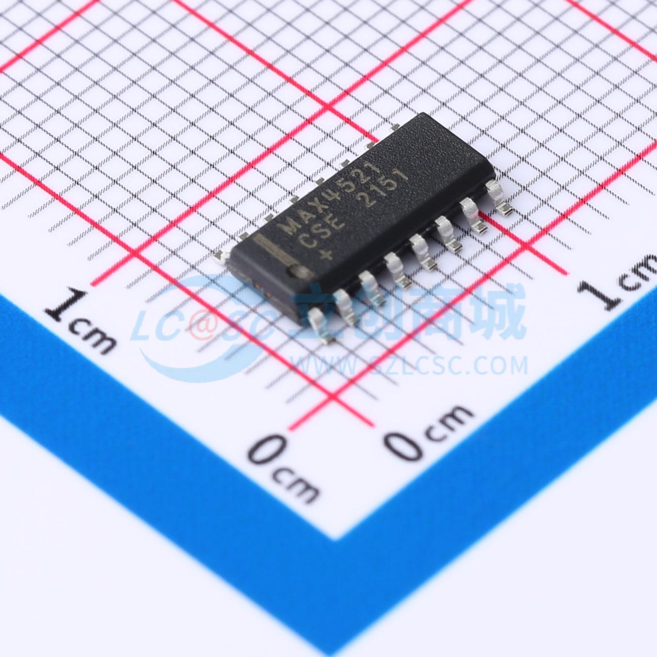 点击查看大图 MAX4521CSE+实物图