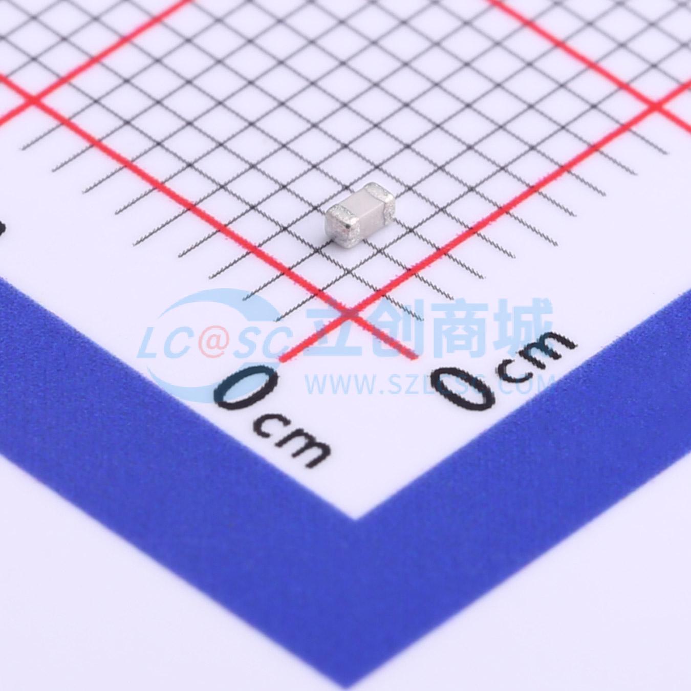 点击查看大图 CC0603BRNPO9BN2R5实物图