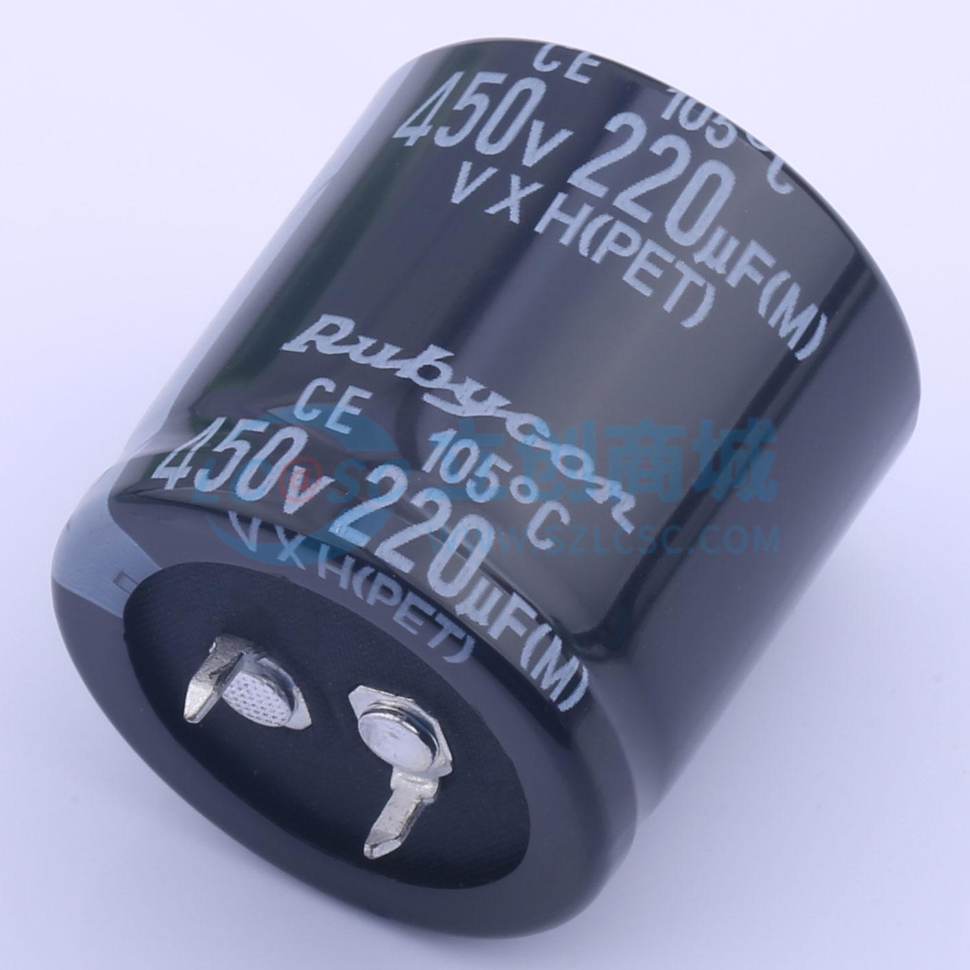 点击查看大图 450VXH220MEFCSN30X30实物图