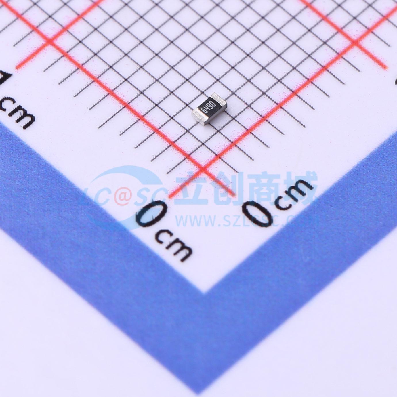 点击查看大图 CRCW0603649RFKEAHP实物图