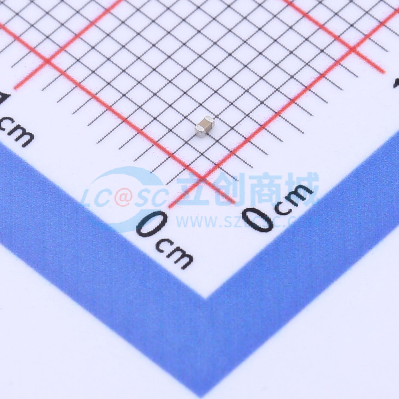 点击查看大图 CC0402JRX7R9BB392实物图