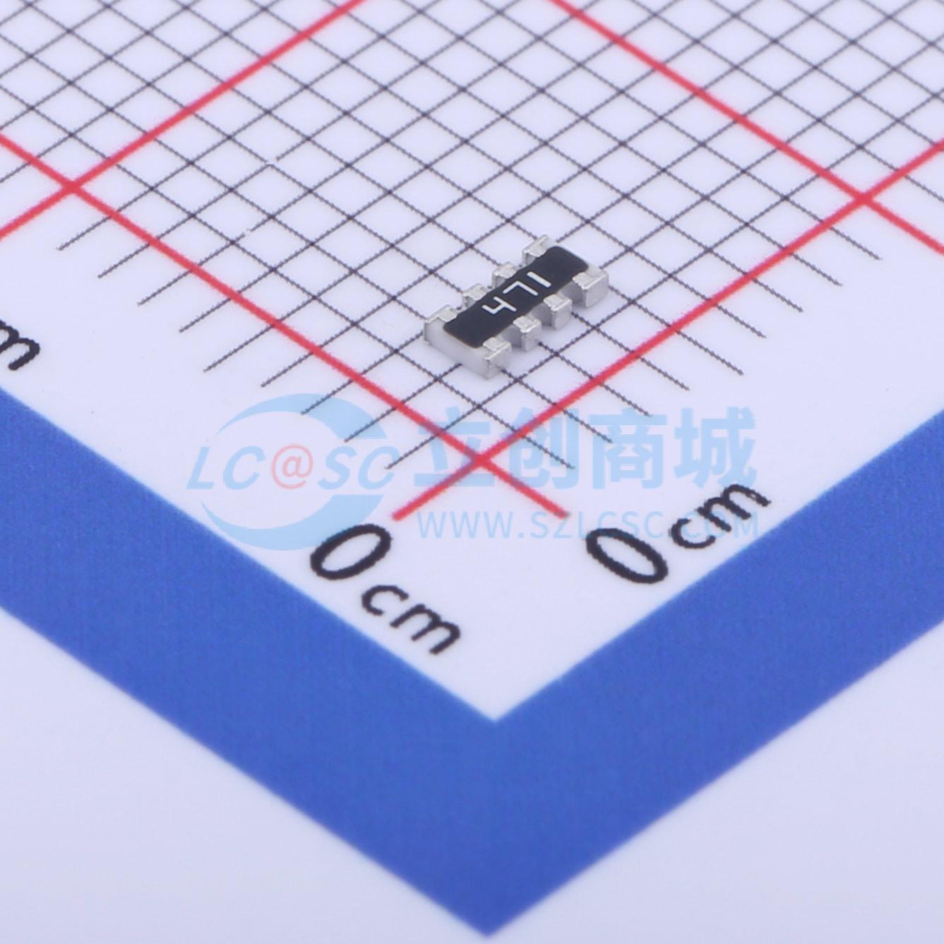 点击查看大图 RCML08W471JT 470R实物图