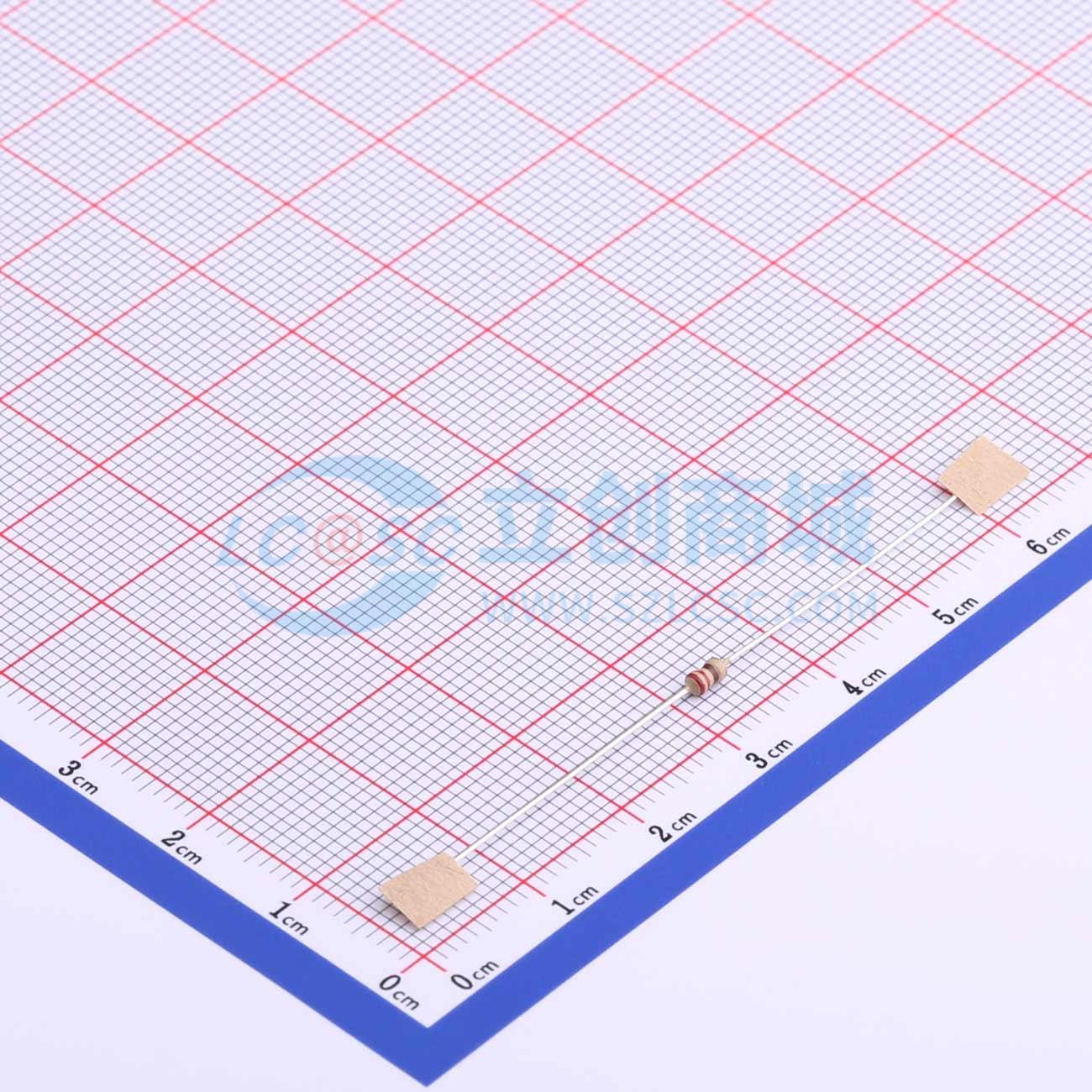 CF1/6W-220Ω±5%T52实物图