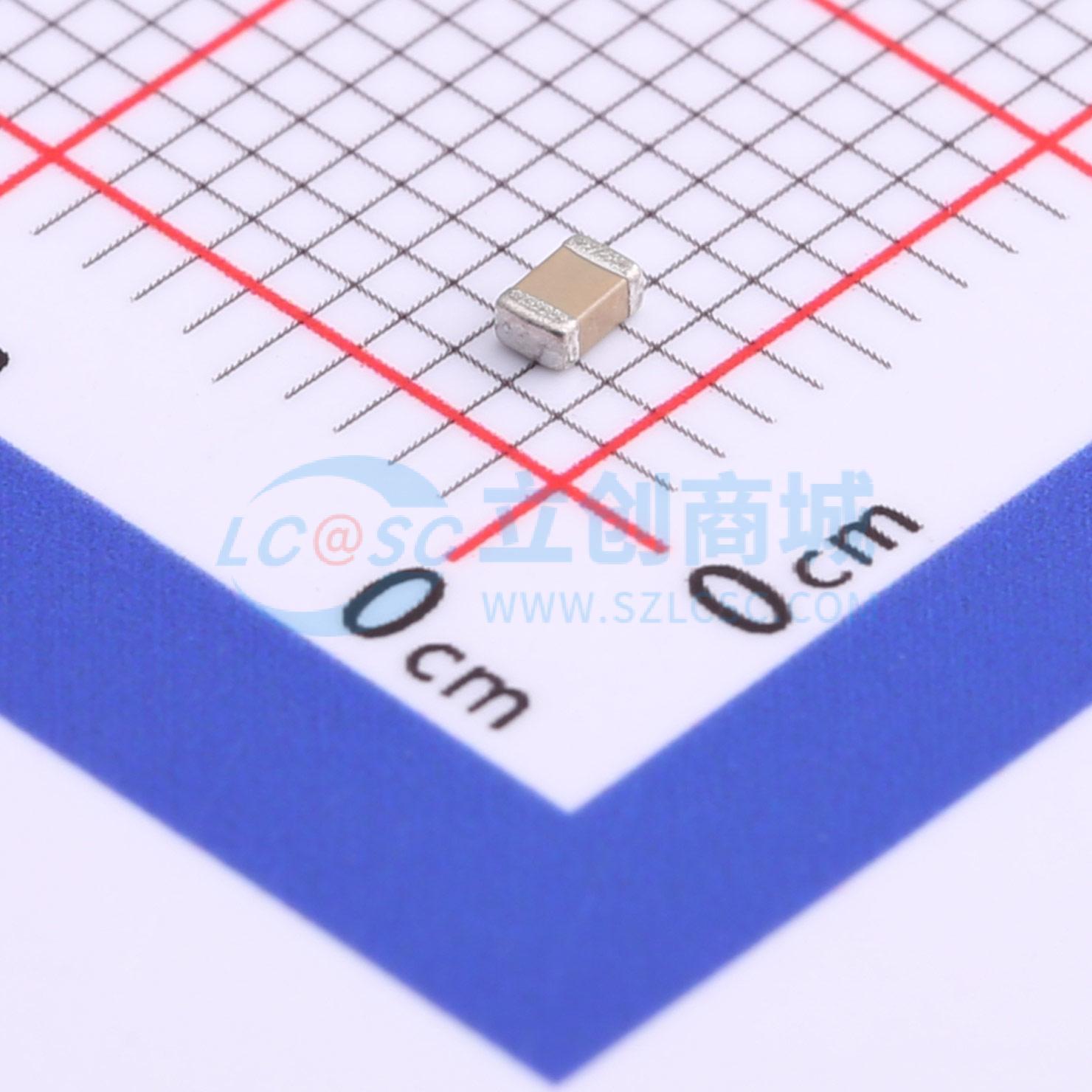 点击查看大图 CC0805KRX7RABB821实物图