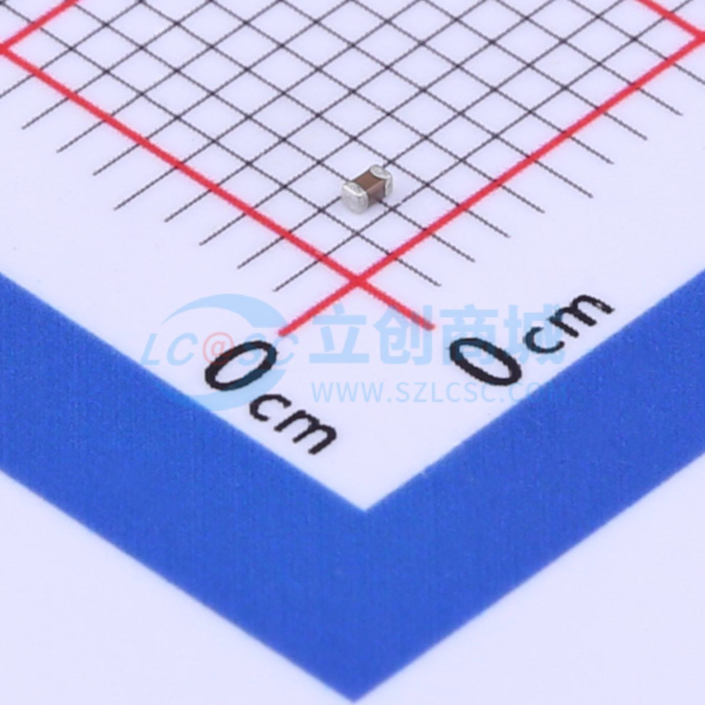 点击查看大图 0402X334K100NT实物图