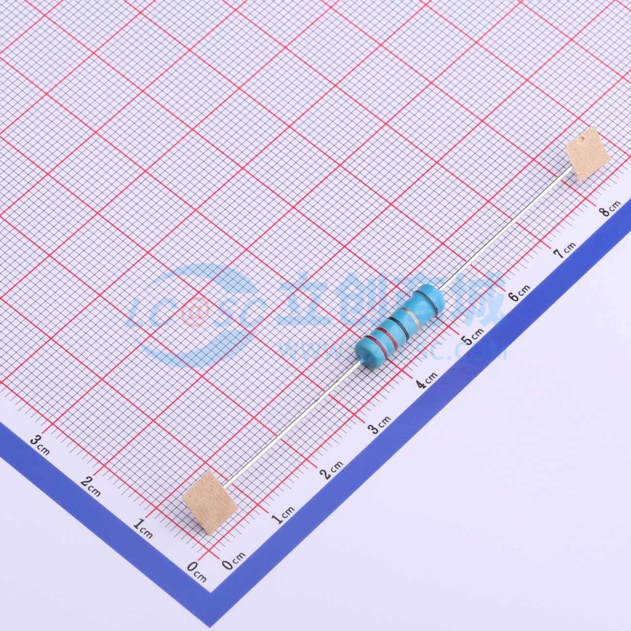 点击查看大图 MF3WS-22Ω±1%T实物图