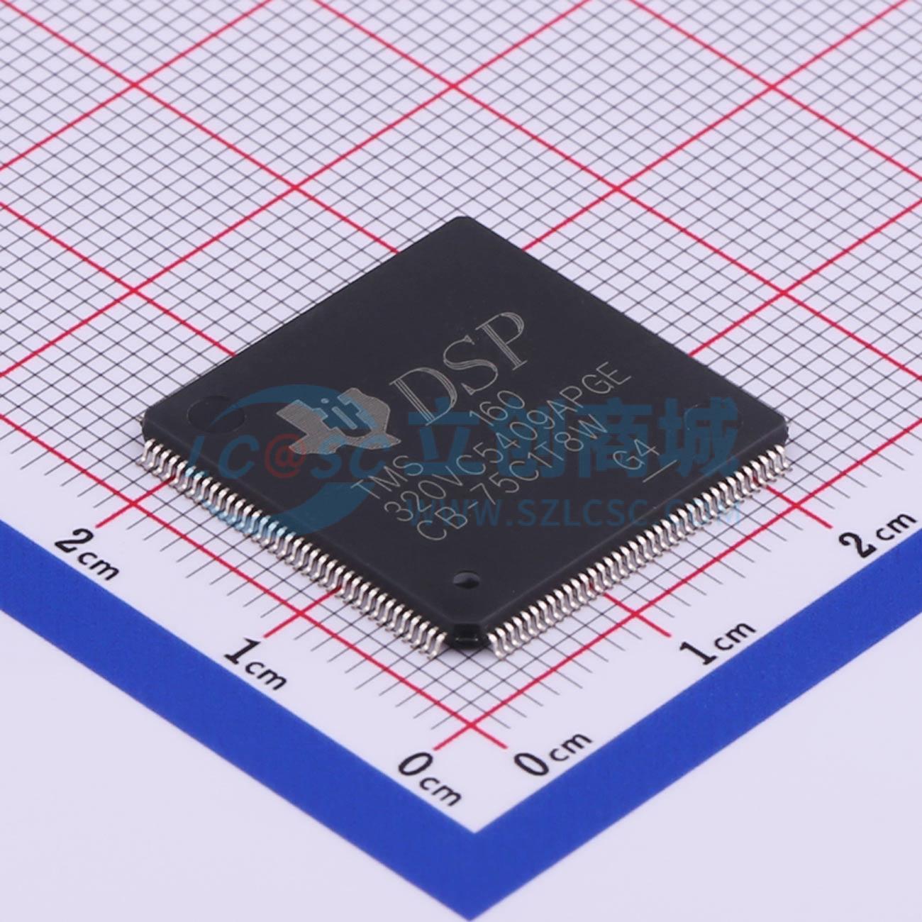 点击查看大图 TMS320VC5409APGE16实物图