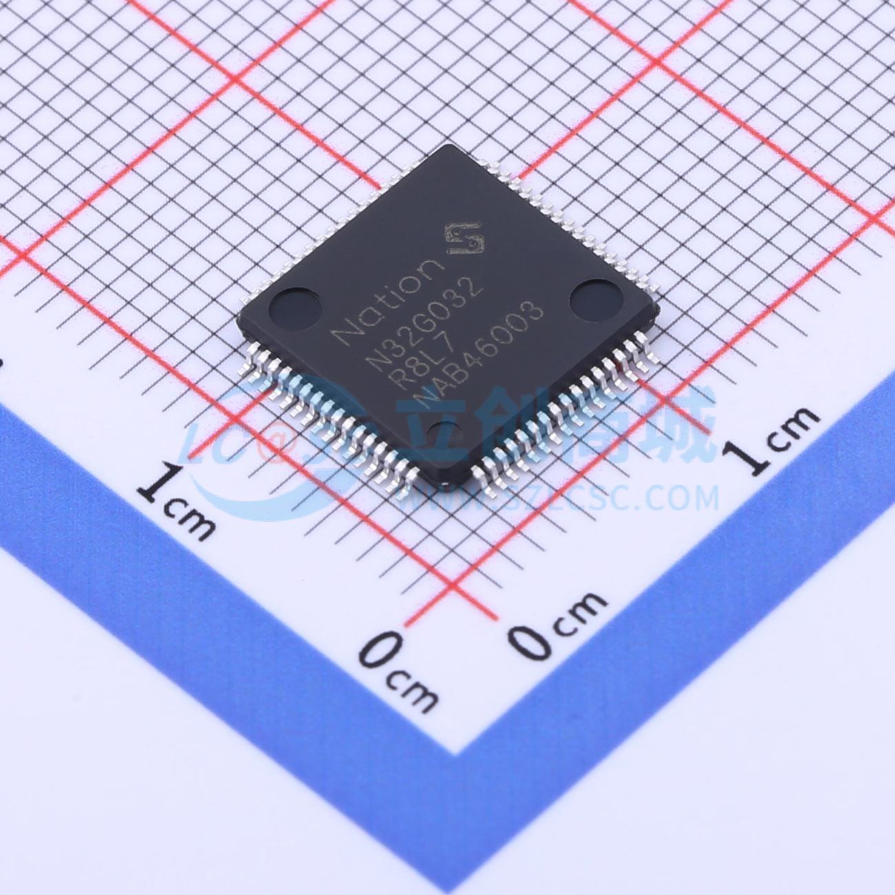 N32G032R8L7实物图