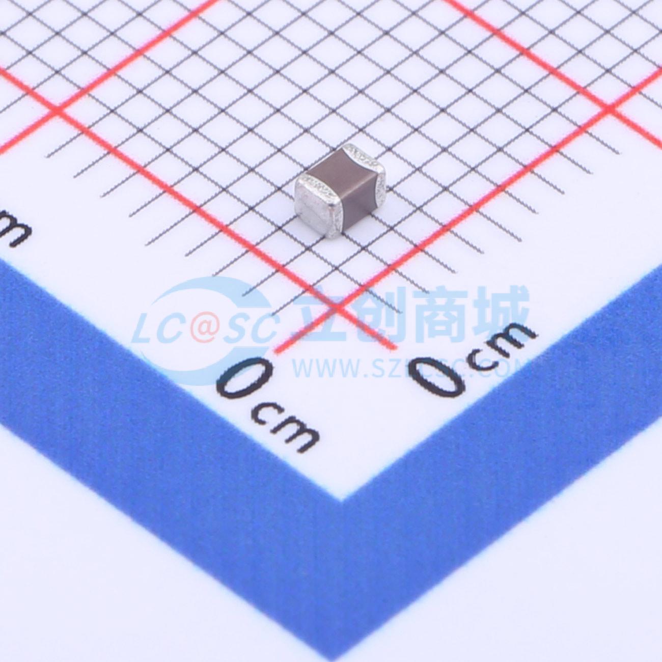 点击查看大图 GRM21BC81E106KE11L实物图