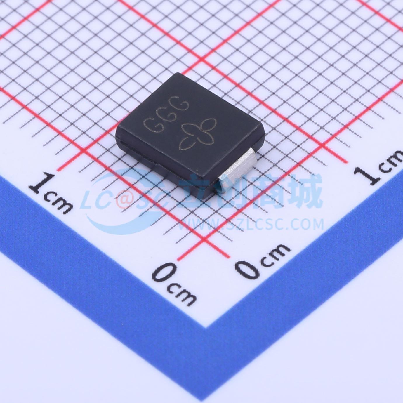 点击查看大图 SMDJ58CA实物图