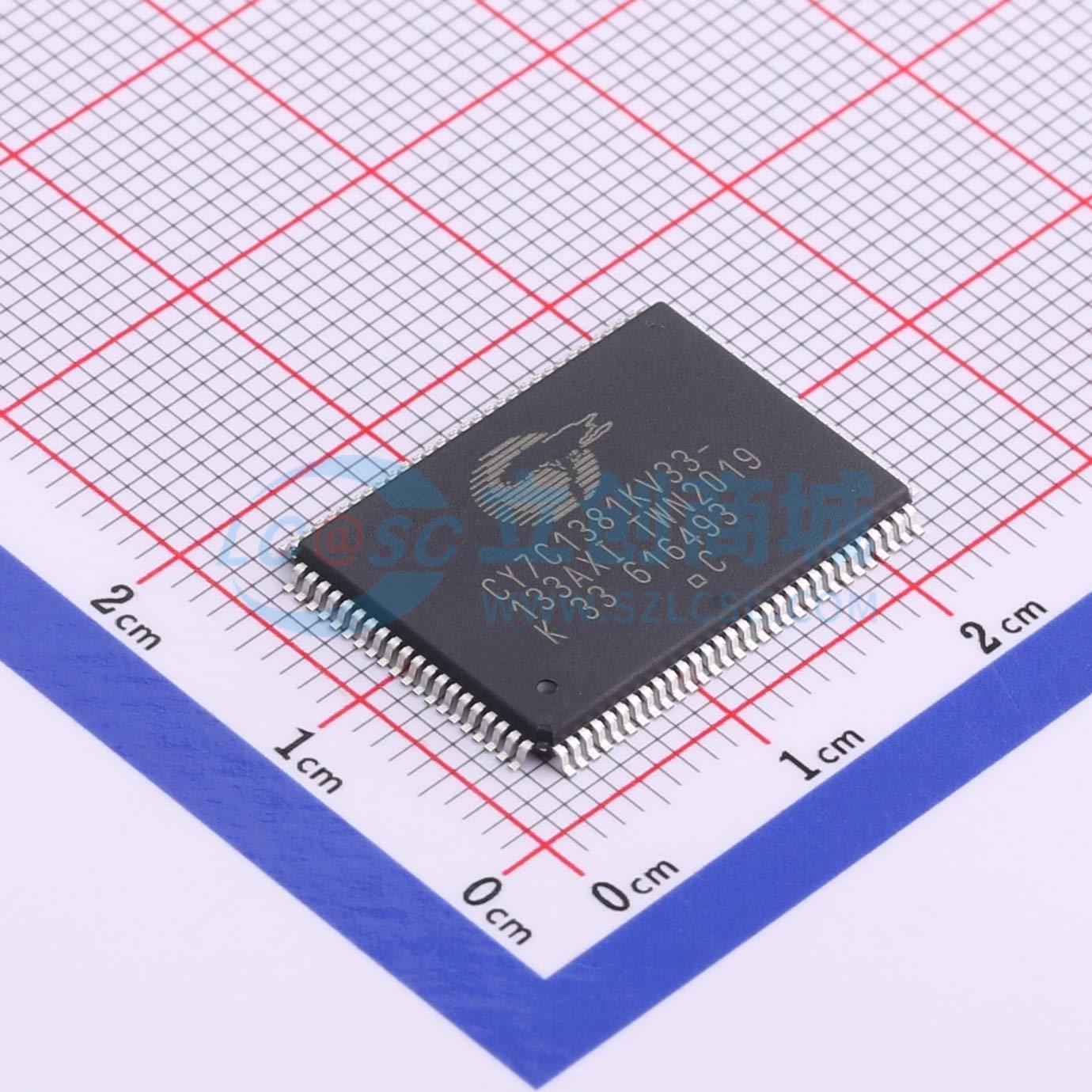 点击查看大图 CY7C1381KV33-133AXI实物图