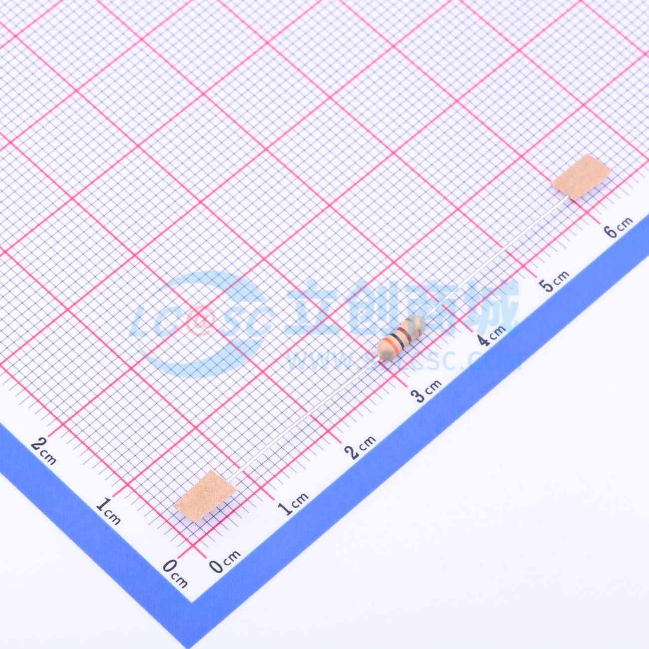 CF1/4W-300Ω±5%T52实物图