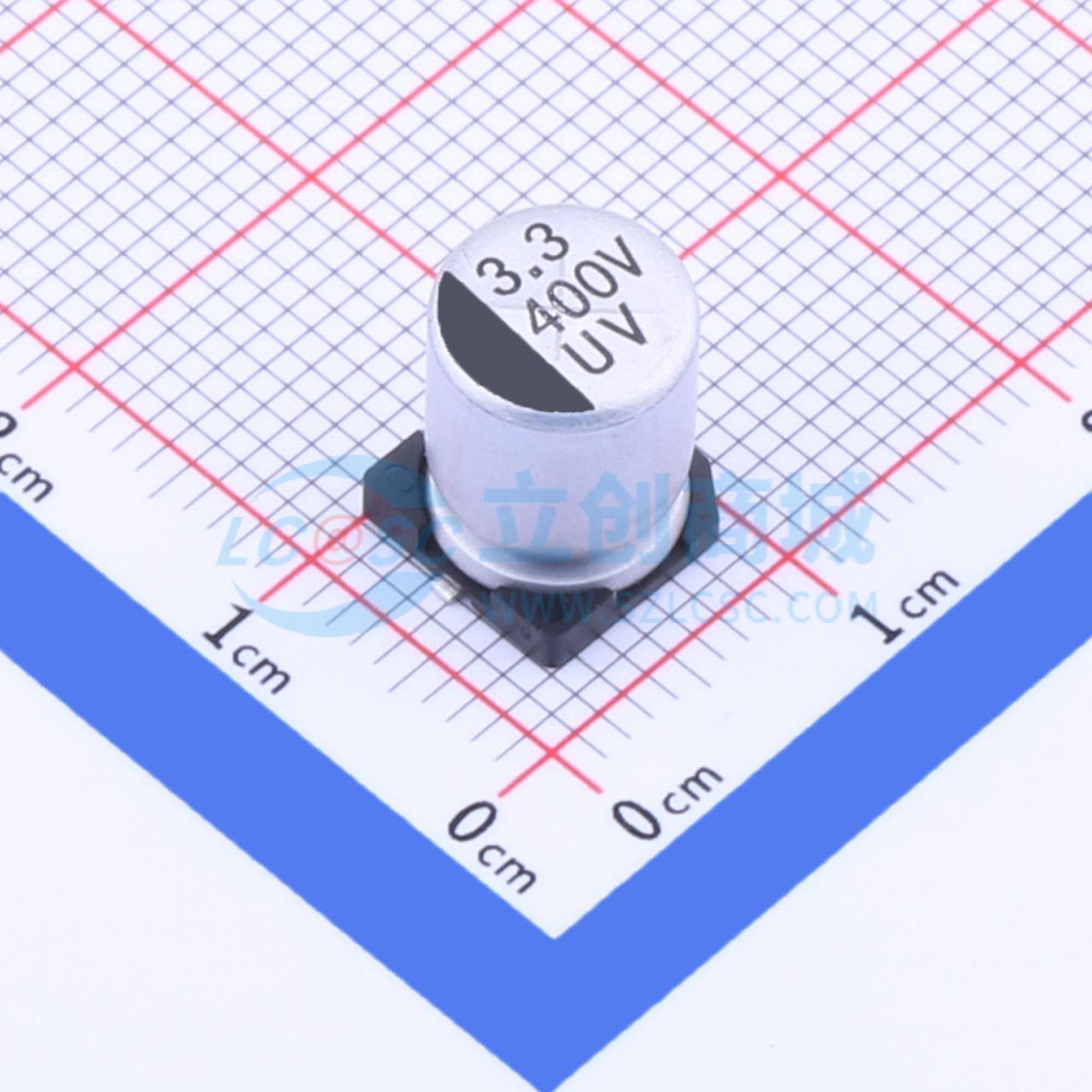 点击查看大图 UV2G3R3M0810VG 3.3UF 400V实物图