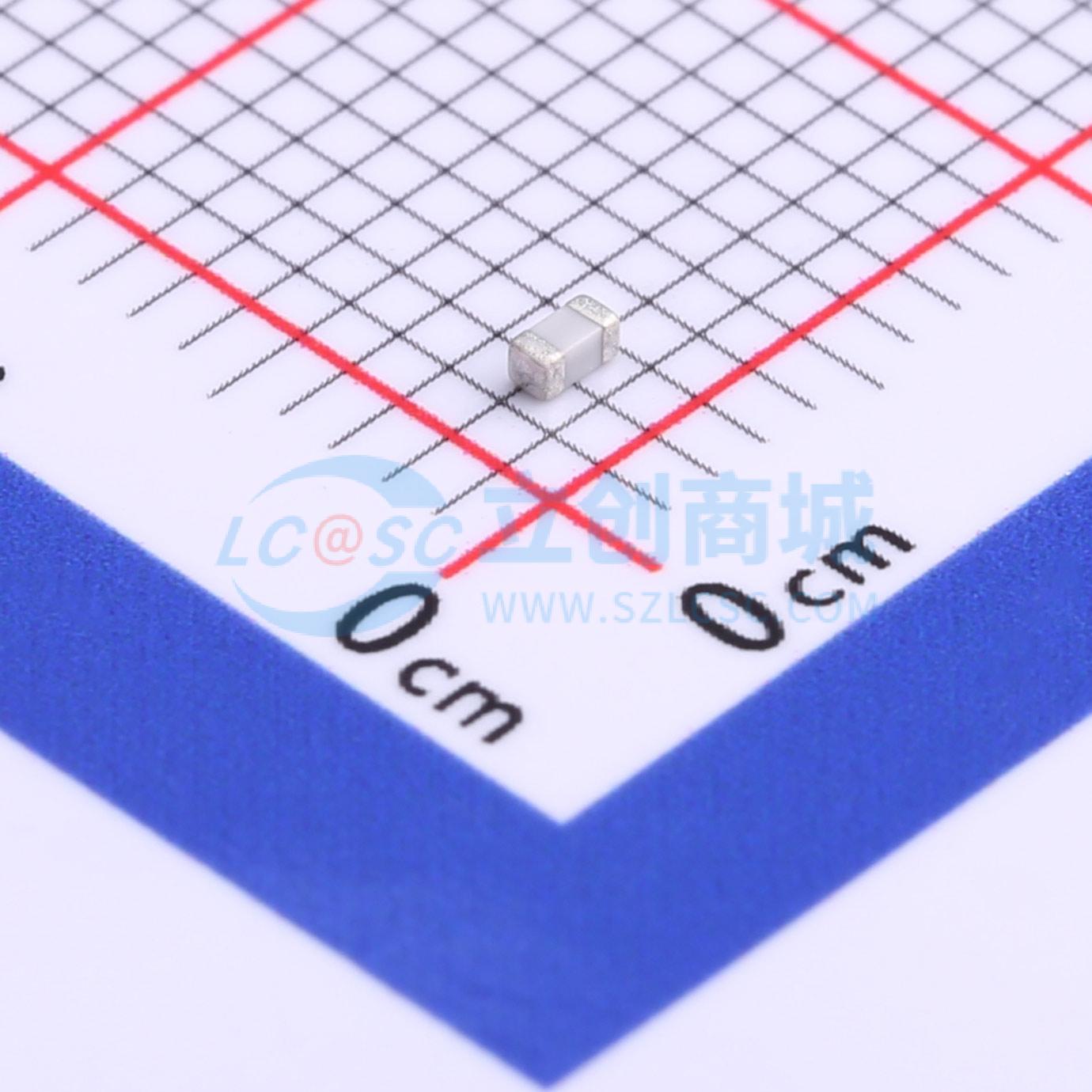 点击查看大图 CC0603JRNPO8BN821实物图