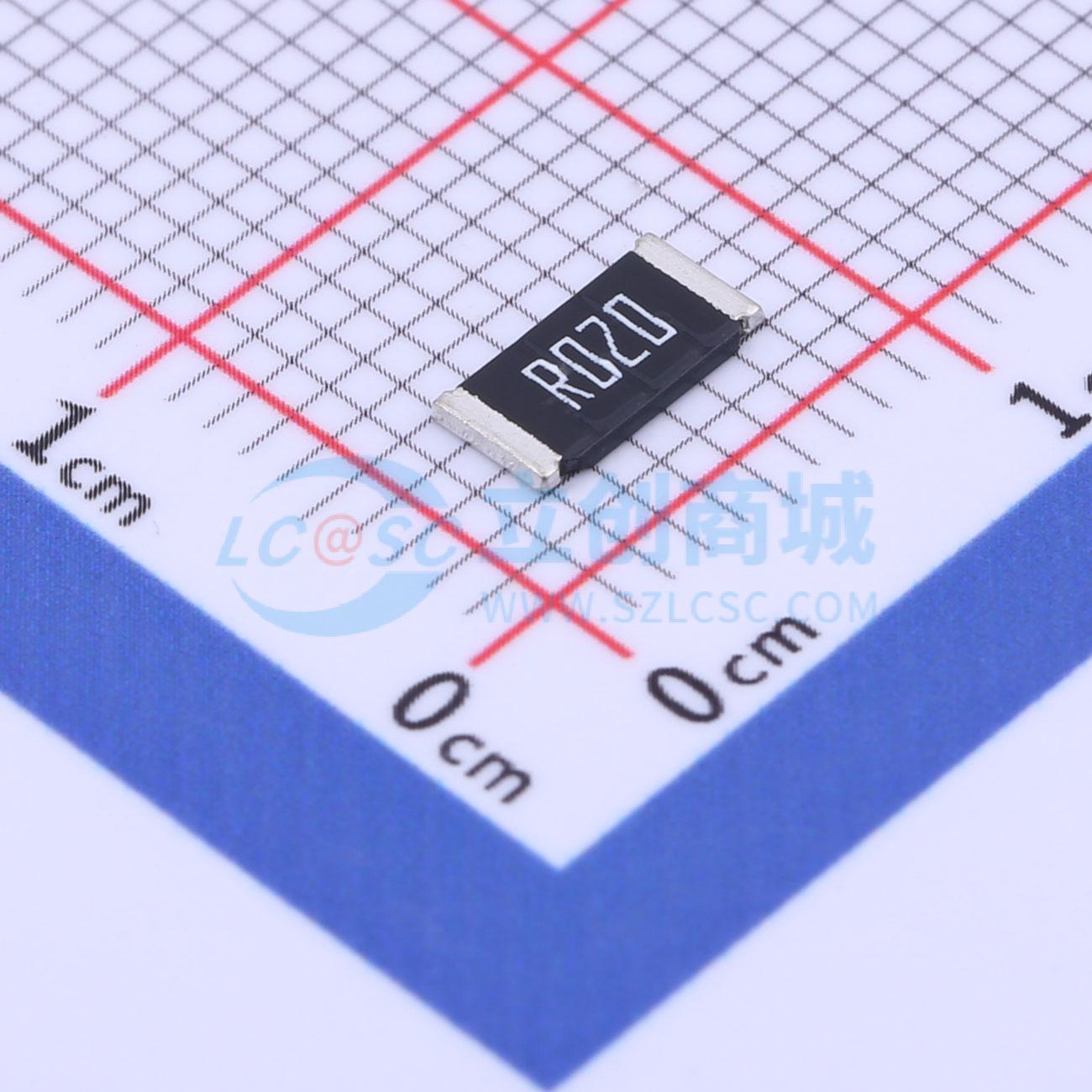 点击查看大图 HoGT2512-3W-20mR-1%实物图