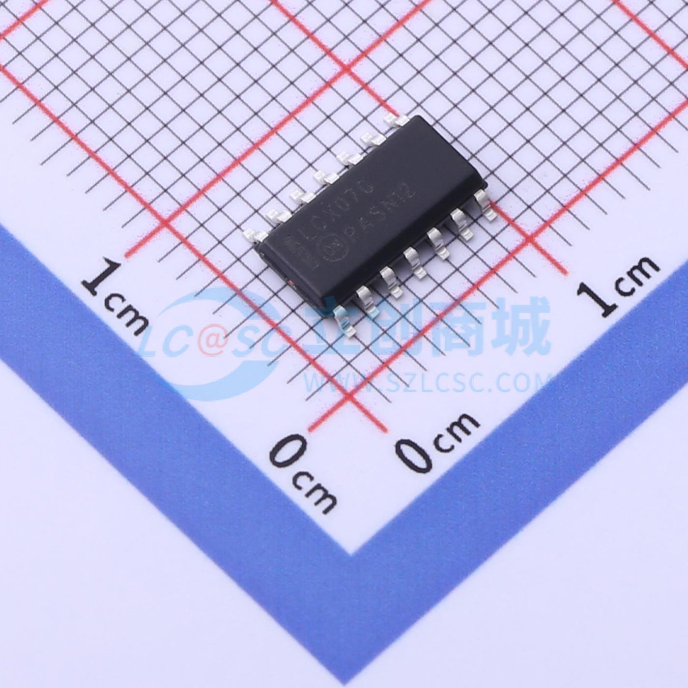 点击查看大图 MC74LCX07DG实物图