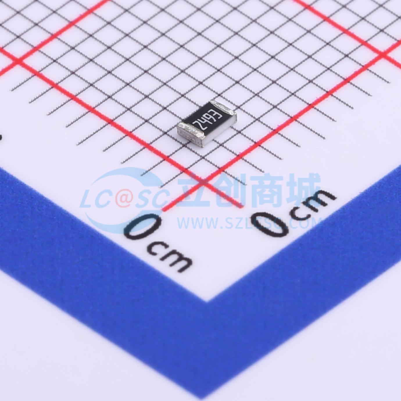 点击查看大图 RT0805DRE07249KL实物图