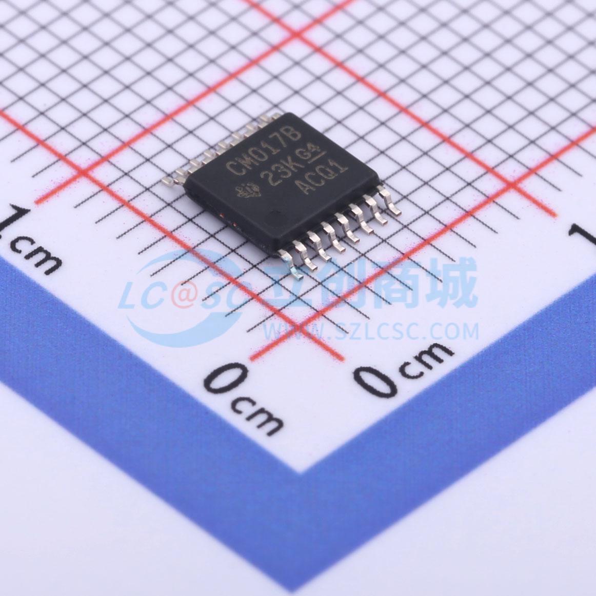 点击查看大图 CD4017BPW实物图