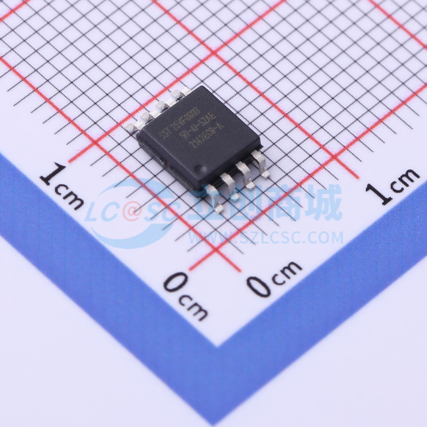 点击查看大图 SST25VF080B-50-4I-S2AE-T实物图