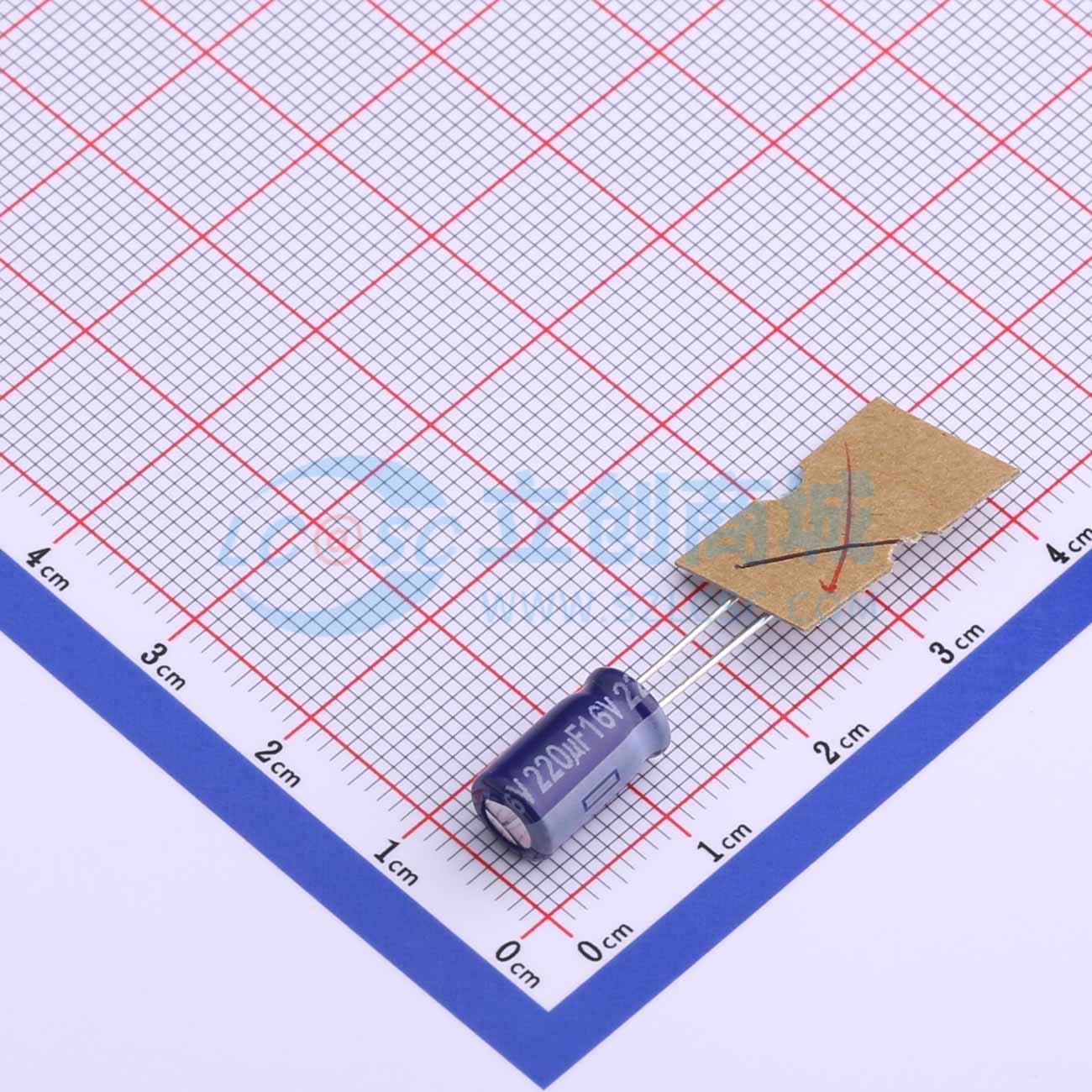 点击查看大图 ECA1CM221I实物图