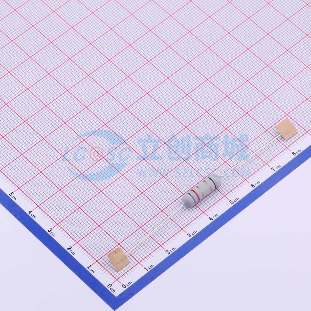 点击查看大图 KNP2W-8Ω2±5%-QT73实物图