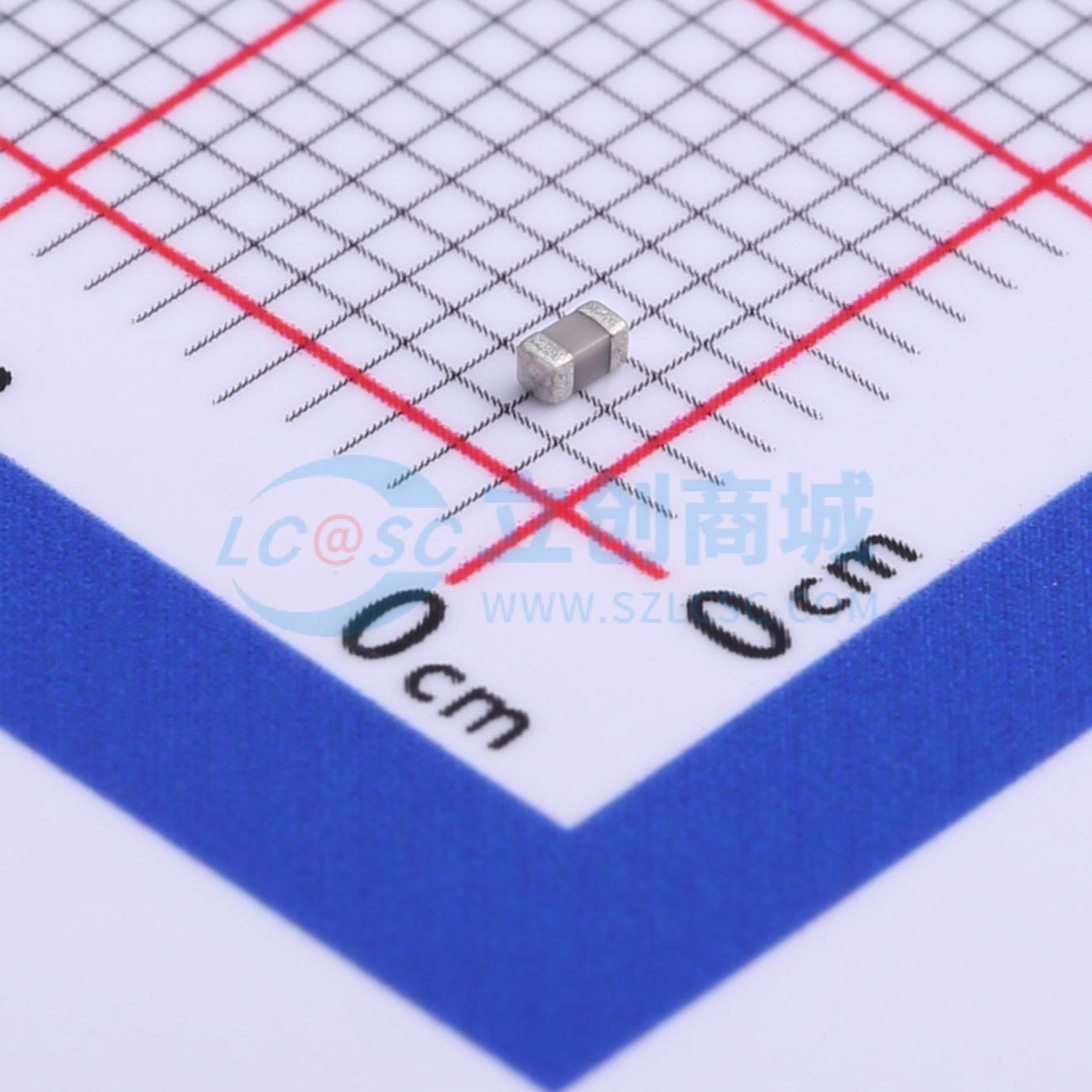 点击查看大图 CC0603JRNPO8BN122实物图