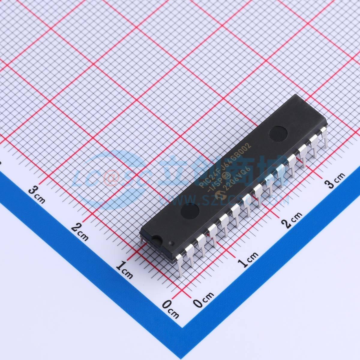 点击查看大图 PIC24FJ64GB002-I/SP实物图