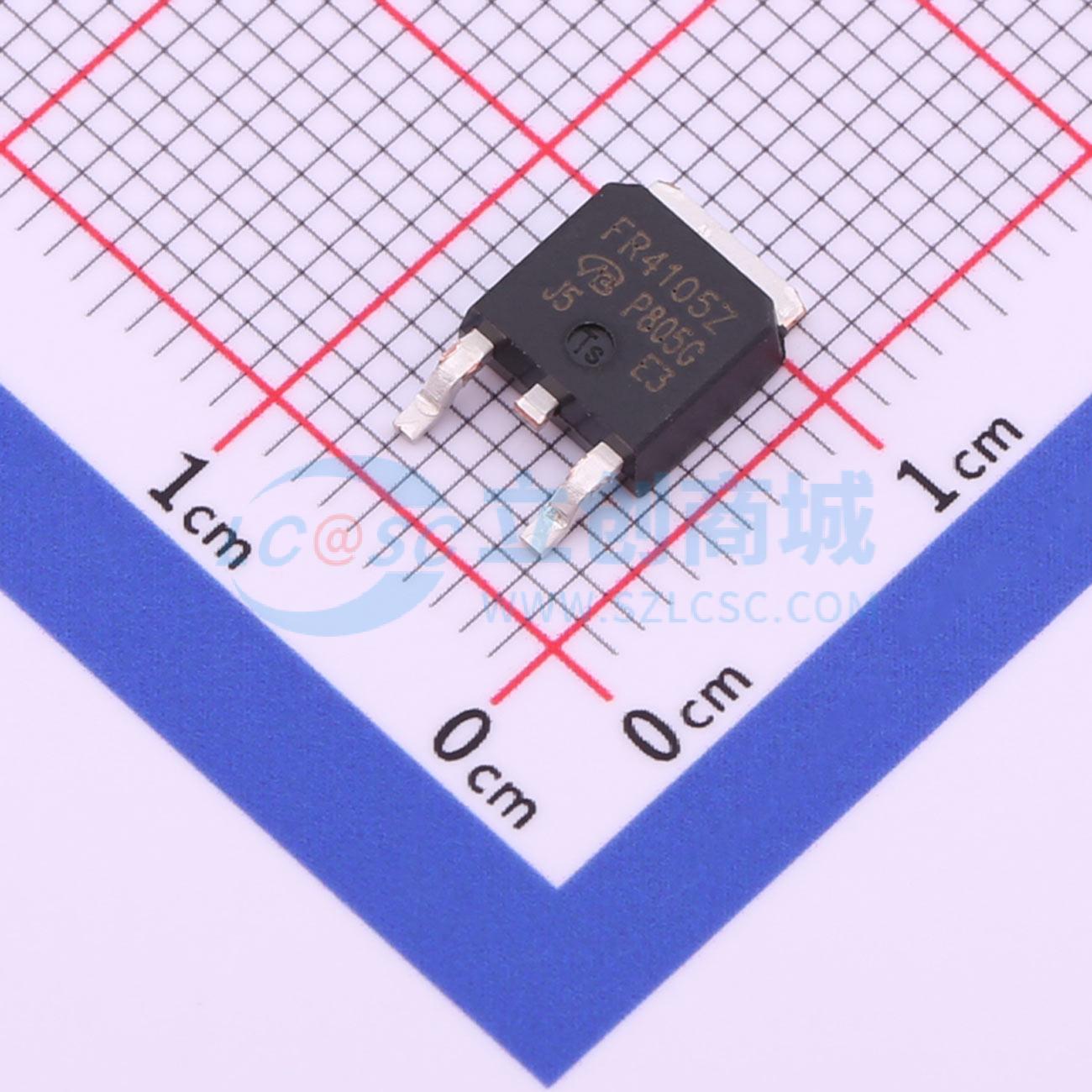 点击查看大图 IRFR4105ZTR-VB实物图