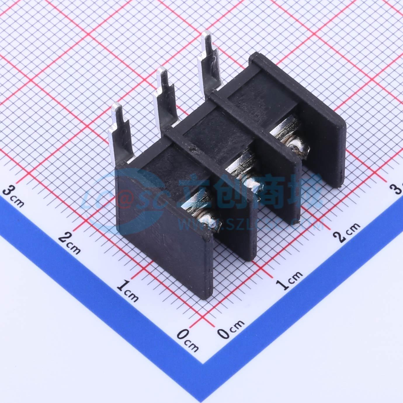 点击查看大图 DBT30R-7.62-3P-BK-P实物图