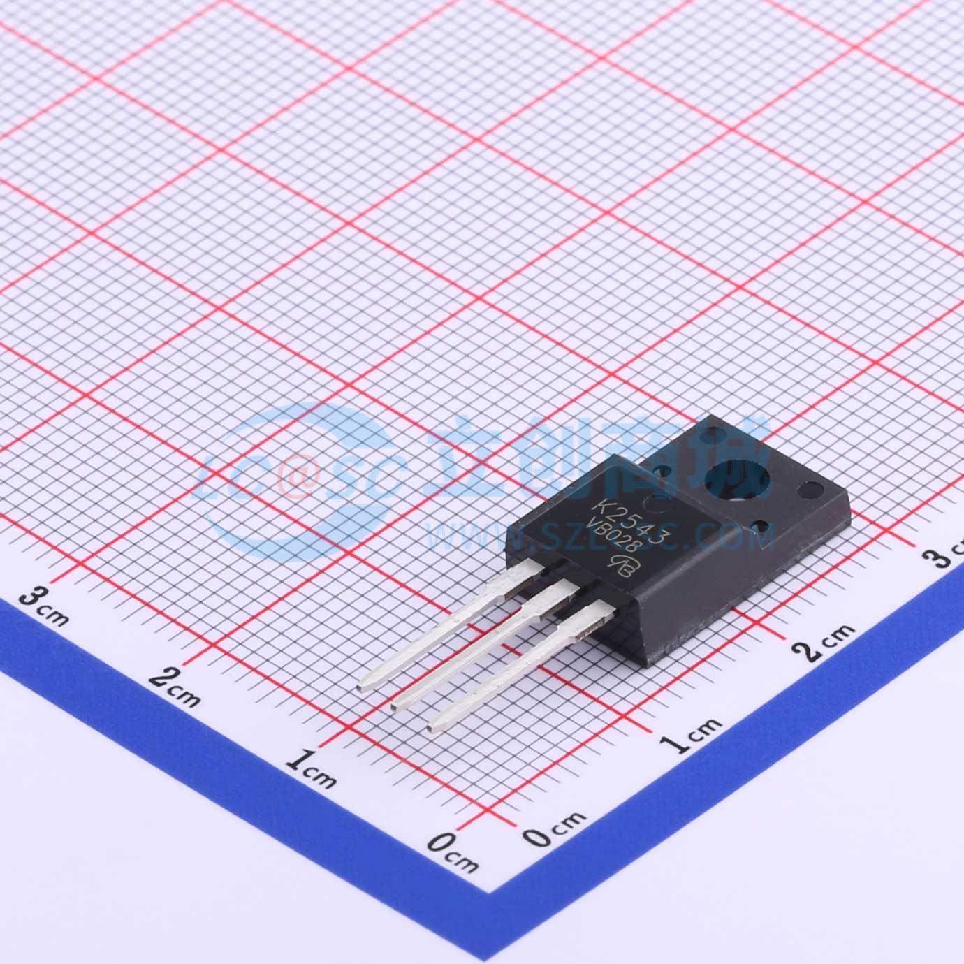 点击查看大图 K2543-VB实物图