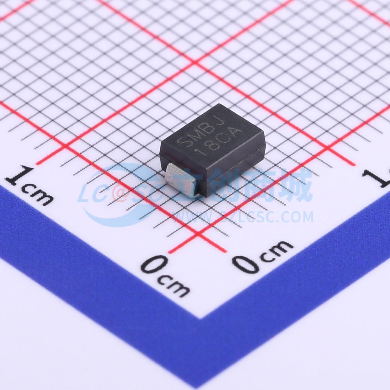 点击查看大图 SMBJ18CA实物图