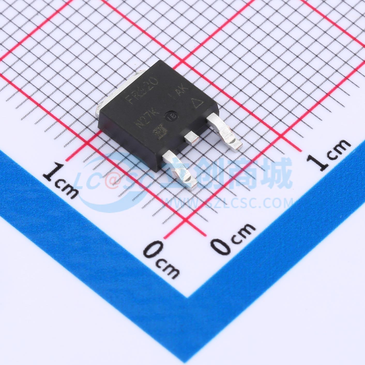 点击查看大图 IRFR320PBF实物图