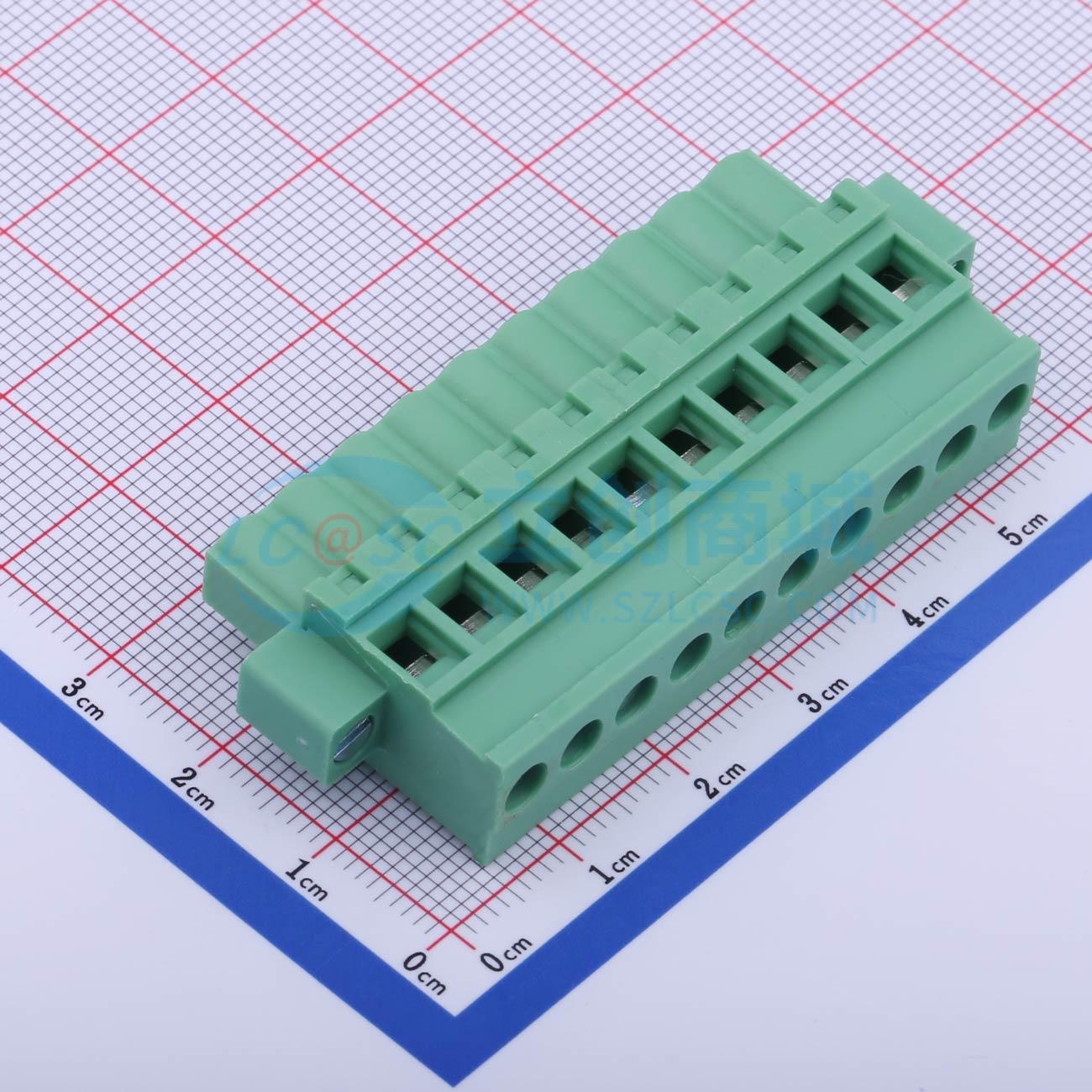 点击查看大图 DB2EKBM-5.08-10P-GN-S实物图