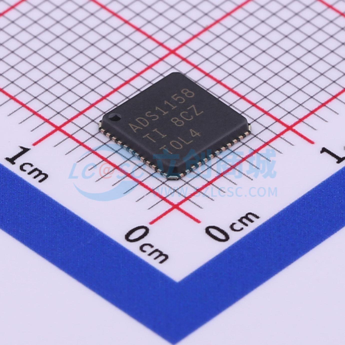 点击查看大图 ADS1158IRTCT实物图