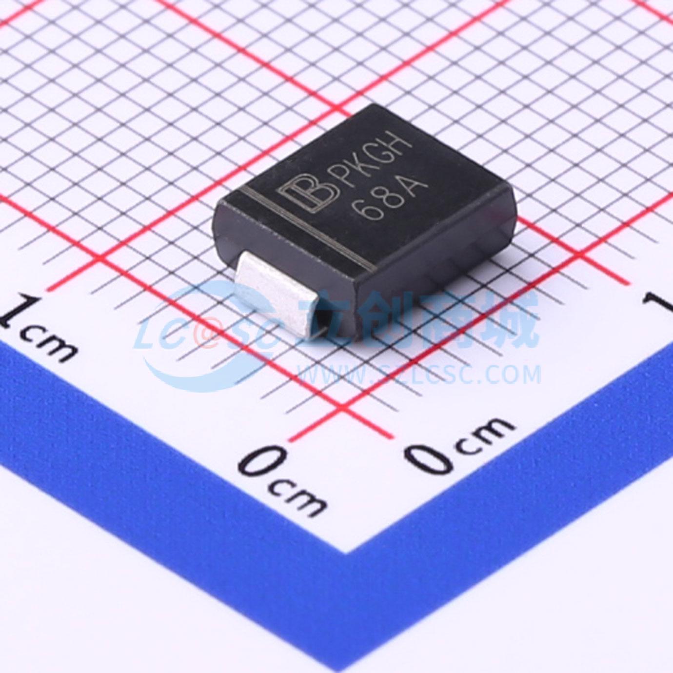 点击查看大图 1.5SMC68A/TR7实物图