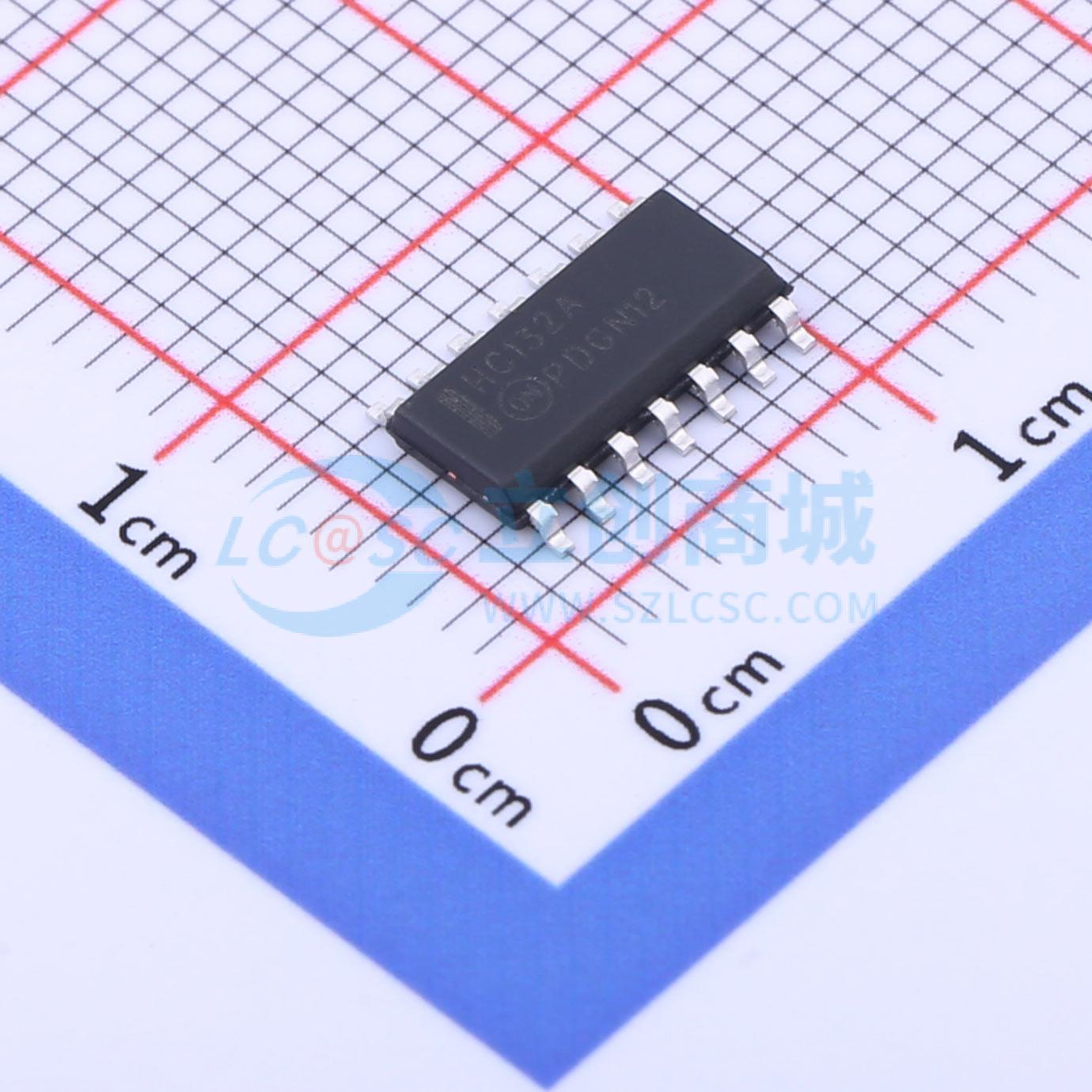 点击查看大图 MM74HC132M实物图