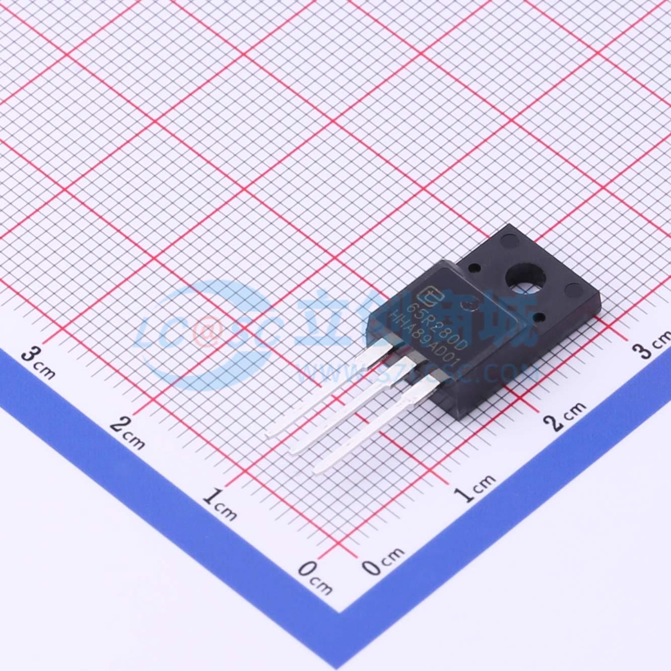 点击查看大图 TPA65R280D实物图