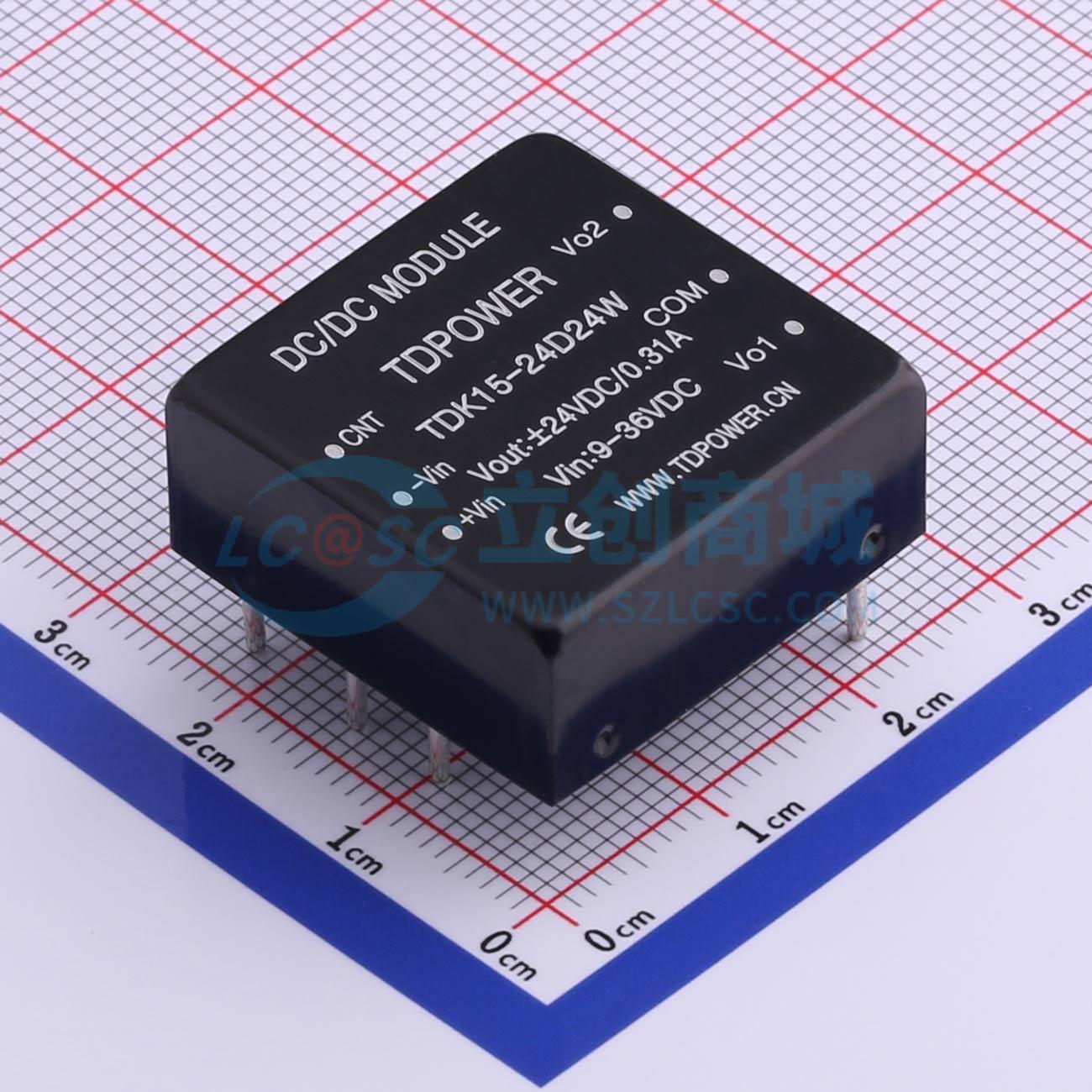 点击查看大图 TDK15-24D24W实物图