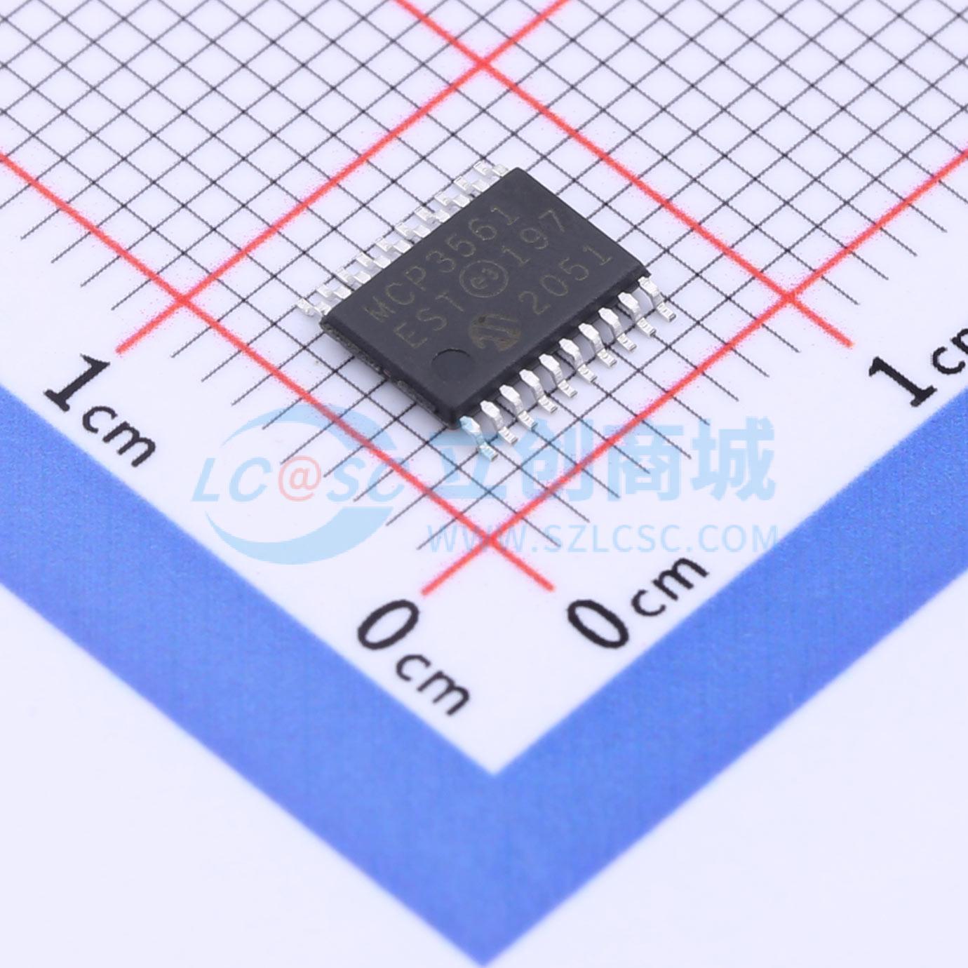 点击查看大图 MCP3561-E/ST实物图