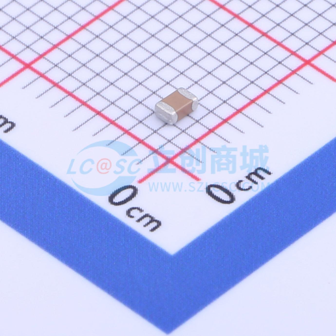 点击查看大图 0805B332J500NT实物图