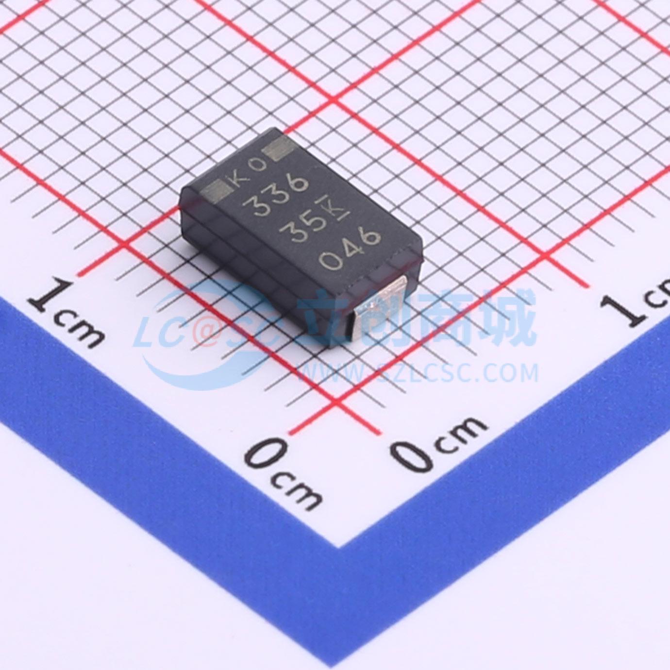 点击查看大图 T521D336M035ATE065实物图