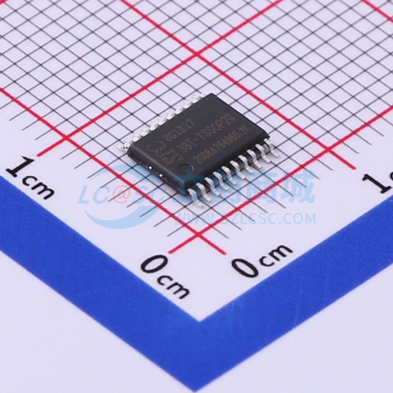 点击查看大图 STC8G1K17-38I-TSSOP20实物图