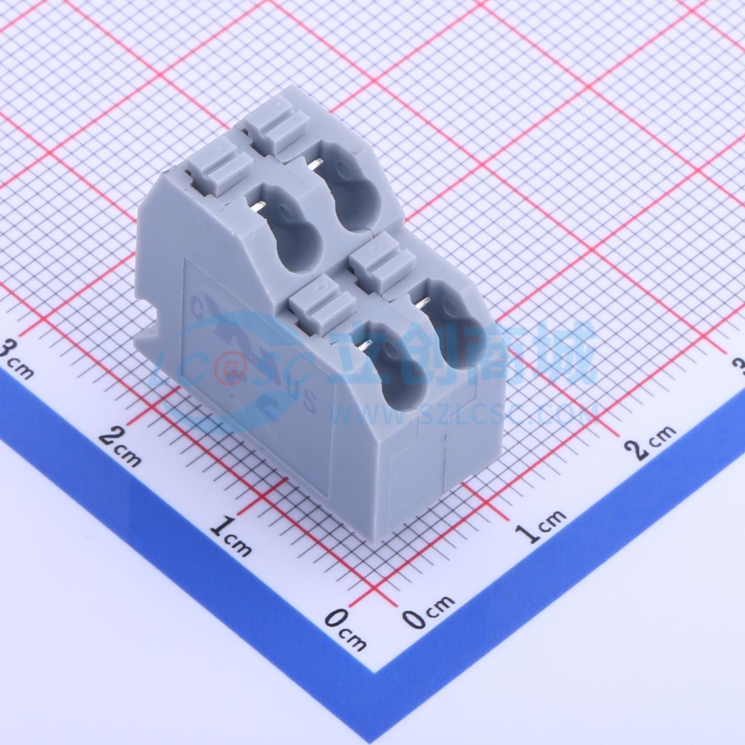 点击查看大图 KF250T-5.0-2*2P实物图