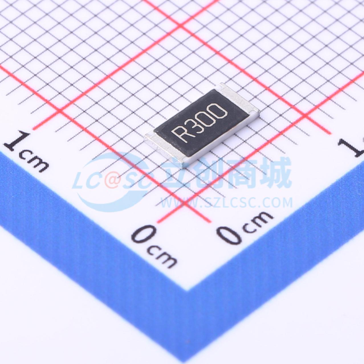 点击查看大图 HoGT2512-2W-300mR-1%实物图